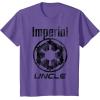 imageStar Wars Imperial Icon Matching Family UNCLE TShirt TShirtPurple Heather