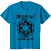 imageStar Wars Imperial Icon Matching Family UNCLE TShirt TShirtSapphire Blue
