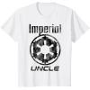 imageStar Wars Imperial Icon Matching Family UNCLE TShirt TShirtWhite