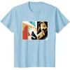 imageStar Wars ObiWan Kenobi Darth Vader Duel Cutout TShirtBaby Blue