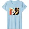 imageStar Wars ObiWan Kenobi Darth Vader Duel Cutout TShirtBaby Blue