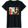 imageStar Wars ObiWan Kenobi Darth Vader Duel Cutout TShirtBlack