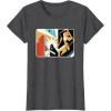 imageStar Wars ObiWan Kenobi Darth Vader Duel Cutout TShirtDark Heather Grey
