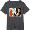 imageStar Wars ObiWan Kenobi Darth Vader Duel Cutout TShirtDark Heather Grey