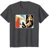 imageStar Wars ObiWan Kenobi Darth Vader Duel Cutout TShirtDark Heather Grey