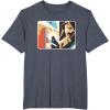 imageStar Wars ObiWan Kenobi Darth Vader Duel Cutout TShirtHeather Blue