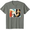 imageStar Wars ObiWan Kenobi Darth Vader Duel Cutout TShirtOlive Heather