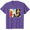 imageStar Wars ObiWan Kenobi Darth Vader Duel Cutout TShirtPurple Heather