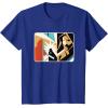imageStar Wars ObiWan Kenobi Darth Vader Duel Cutout TShirtRoyal Blue