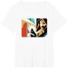 imageStar Wars ObiWan Kenobi Darth Vader Duel Cutout TShirtWhite