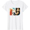 imageStar Wars ObiWan Kenobi Darth Vader Duel Cutout TShirtWhite