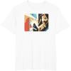 imageStar Wars ObiWan Kenobi Darth Vader Duel Cutout TShirtWhite