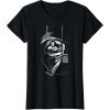imageStar Wars ObiWan Kenobi Darth Vader Helmet TShirtBlack
