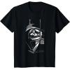 imageStar Wars ObiWan Kenobi Darth Vader Helmet TShirtBlack