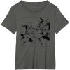 imageStar Wars ObiWan Kenobi vs Darth Vader Coloring Sketch TShirtAsphalt Grey