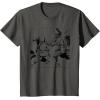 imageStar Wars ObiWan Kenobi vs Darth Vader Coloring Sketch TShirtAsphalt Grey
