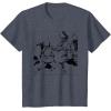 imageStar Wars ObiWan Kenobi vs Darth Vader Coloring Sketch TShirtHeather Blue