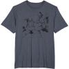 imageStar Wars ObiWan Kenobi vs Darth Vader Coloring Sketch TShirtHeather Blue