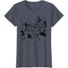imageStar Wars ObiWan Kenobi vs Darth Vader Coloring Sketch TShirtHeather Blue