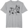 imageStar Wars ObiWan Kenobi vs Darth Vader Coloring Sketch TShirtHeather Grey