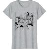 imageStar Wars ObiWan Kenobi vs Darth Vader Coloring Sketch TShirtHeather Grey