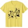 imageStar Wars ObiWan Kenobi vs Darth Vader Coloring Sketch TShirtLemon Yellow