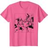 imageStar Wars ObiWan Kenobi vs Darth Vader Coloring Sketch TShirtPink Heather