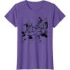 imageStar Wars ObiWan Kenobi vs Darth Vader Coloring Sketch TShirtPurple Heather
