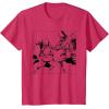 imageStar Wars ObiWan Kenobi vs Darth Vader Coloring Sketch TShirtRed Heather