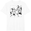 imageStar Wars ObiWan Kenobi vs Darth Vader Coloring Sketch TShirtWhite