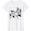 imageStar Wars ObiWan Kenobi vs Darth Vader Coloring Sketch TShirtWhite