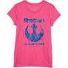 imageStar Wars Rebel Alliance Matching Family DAUGHTER TShirt TShirtPink Heather
