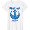 imageStar Wars Rebel Alliance Matching Family MOM TShirt TShirtWhite