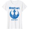 imageStar Wars Rebel Alliance Matching Family SISTER TShirt TShirtWhite