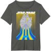 imageStar Wars Retro Falcon Speed TShirtAsphalt Grey