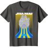 imageStar Wars Retro Falcon Speed TShirtAsphalt Grey