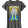 imageStar Wars Retro Falcon Speed TShirtAsphalt Grey