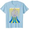 imageStar Wars Retro Falcon Speed TShirtBaby Blue