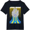 imageStar Wars Retro Falcon Speed TShirtBlack