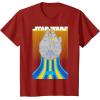 imageStar Wars Retro Falcon Speed TShirtCranberry Red