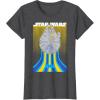imageStar Wars Retro Falcon Speed TShirtDark Heather Grey