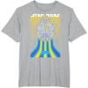 imageStar Wars Retro Falcon Speed TShirtHeather Grey