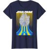 imageStar Wars Retro Falcon Speed TShirtNavy Blue