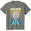 imageStar Wars Retro Falcon Speed TShirtOlive Heather