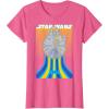 imageStar Wars Retro Falcon Speed TShirtPink Heather