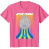 imageStar Wars Retro Falcon Speed TShirtPink Heather