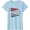 imageStar Wars Summer Of 77 Distressed Retro Vibes Big Chest Logo TShirtBaby Blue