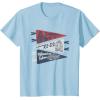 imageStar Wars Summer Of 77 Distressed Retro Vibes Big Chest Logo TShirtBaby Blue