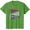 imageStar Wars Summer Of 77 Distressed Retro Vibes Big Chest Logo TShirtGrass Green