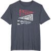 imageStar Wars Summer Of 77 Distressed Retro Vibes Big Chest Logo TShirtHeather Blue